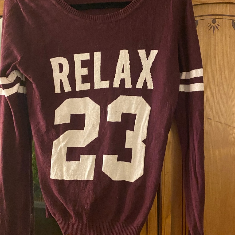 relax! 23. Sweater top.